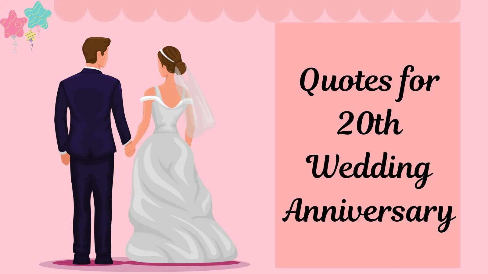 Quotes for 20th Wedding Anniversary