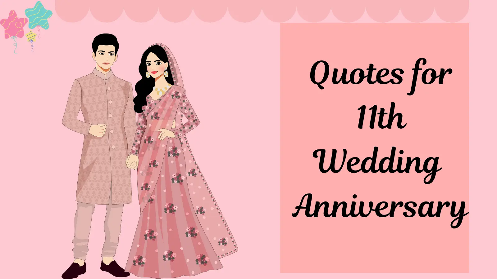 Quotes for 11th Wedding Anniversary