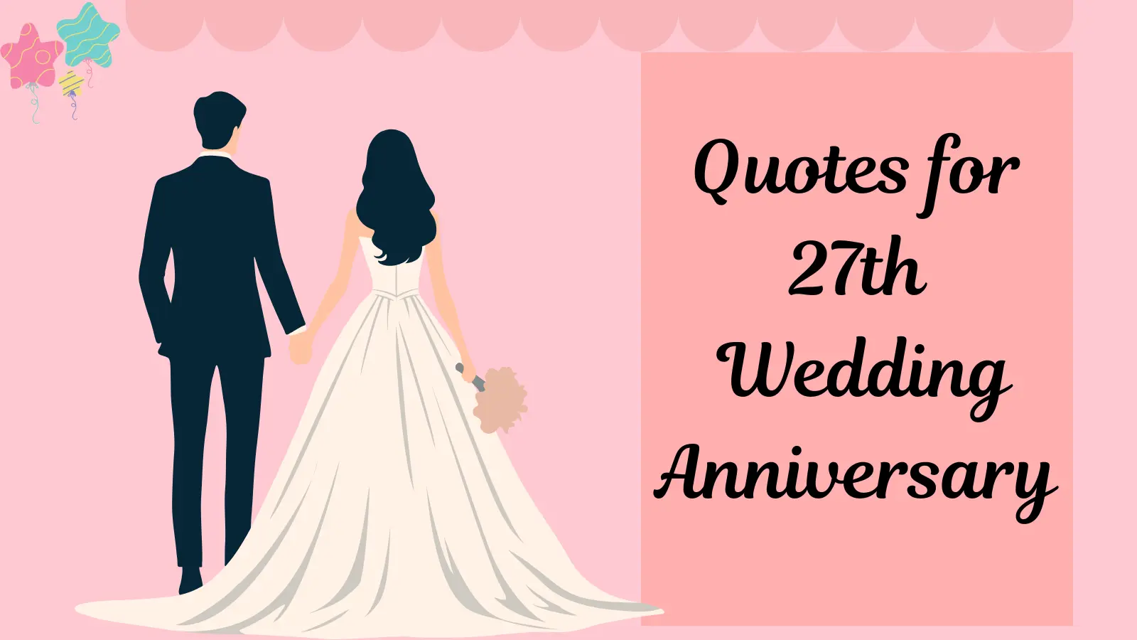 Quotes for 27th Wedding Anniversary