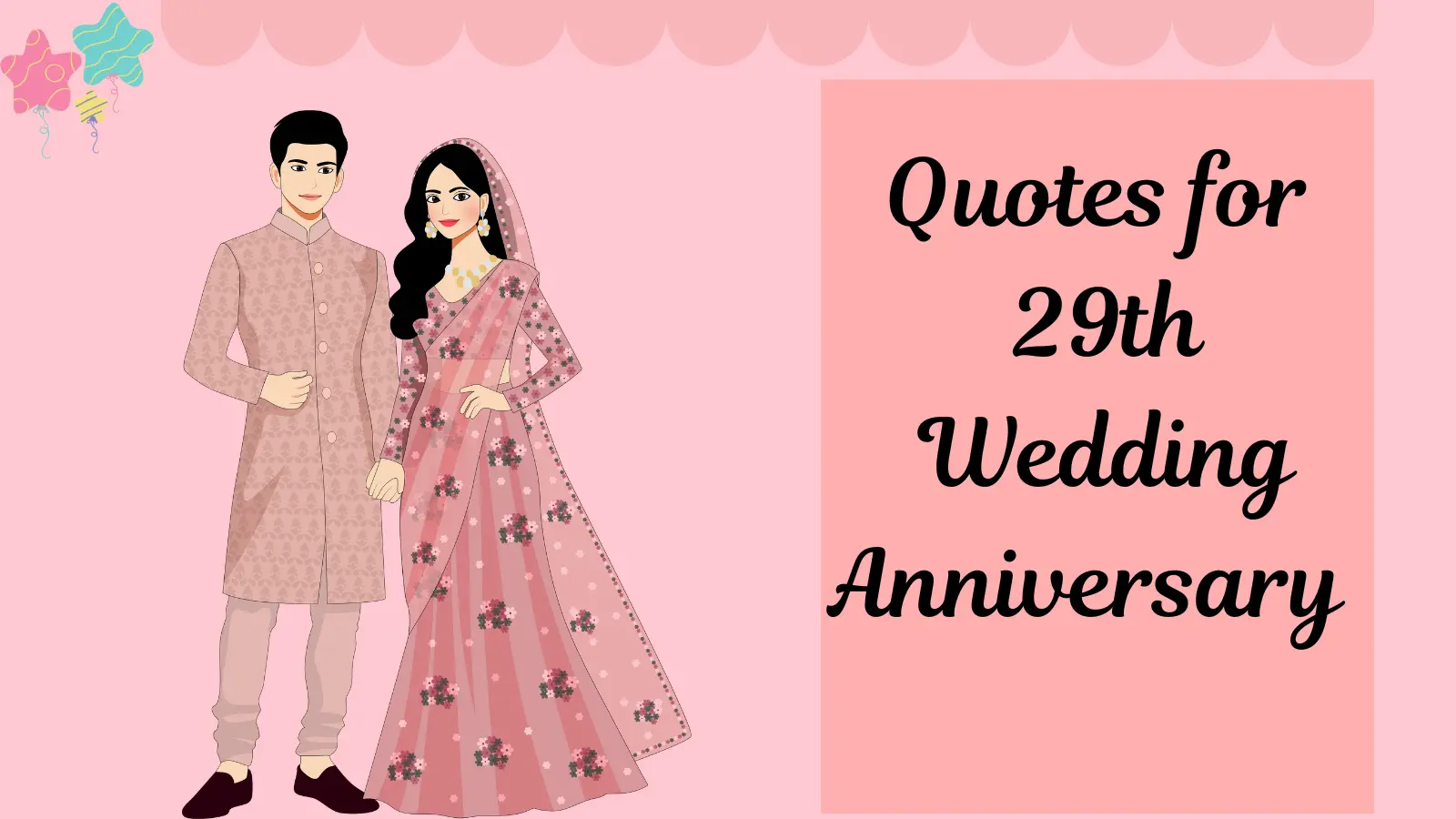 Quotes for 29th Wedding Anniversary