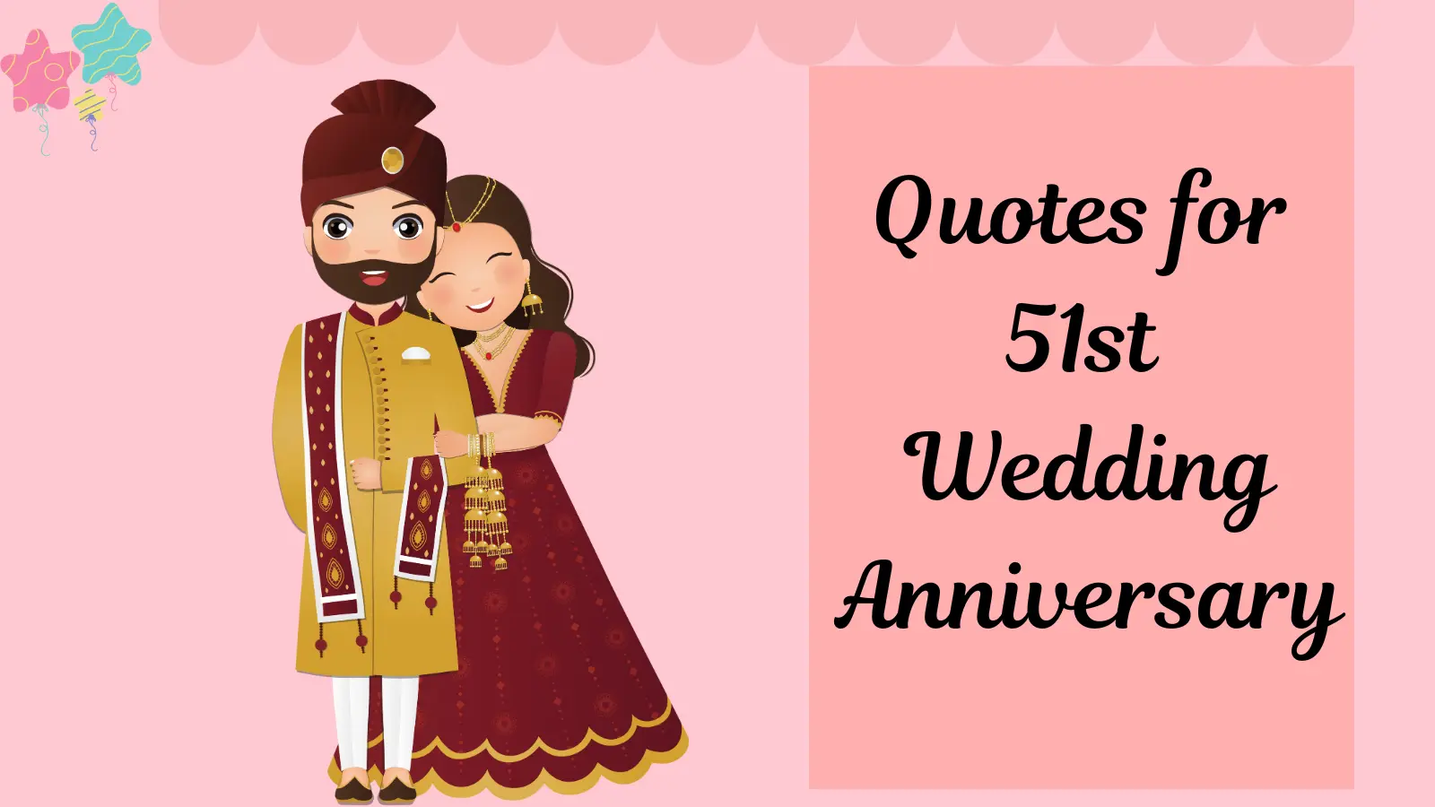 Quotes for 51st Wedding Anniversary