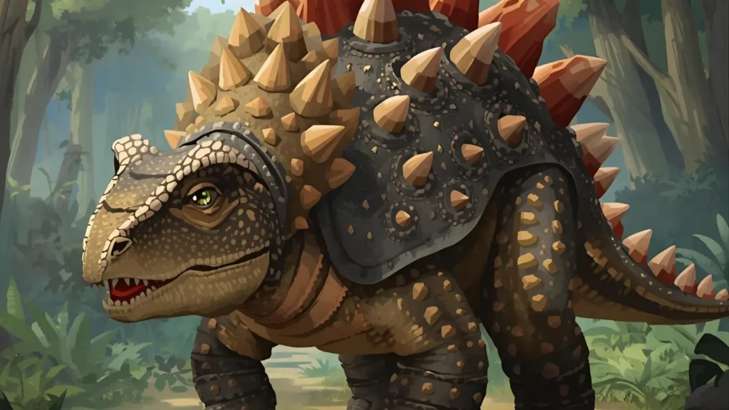 Armored Dinosaur Coloring Pages