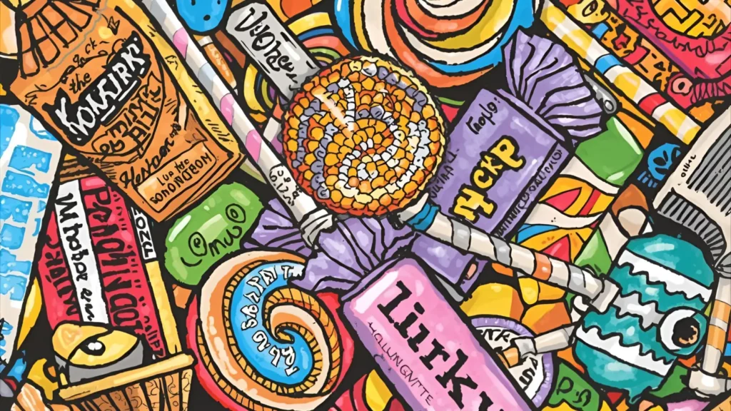Candy Coloring Pages 🍬