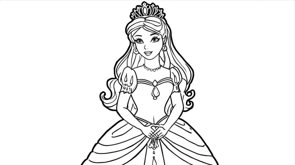 Classic Princess Coloring Pages 👸