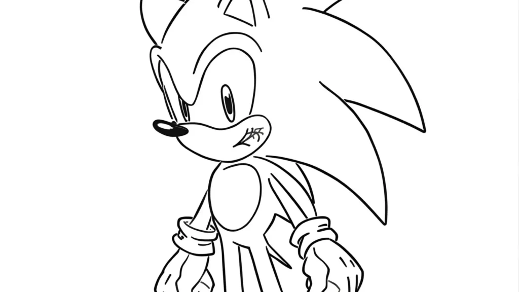 Classic Sonic Coloring Pages 🌀