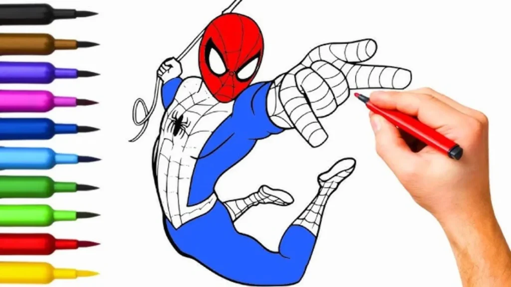 Classic Spiderman Coloring Pages