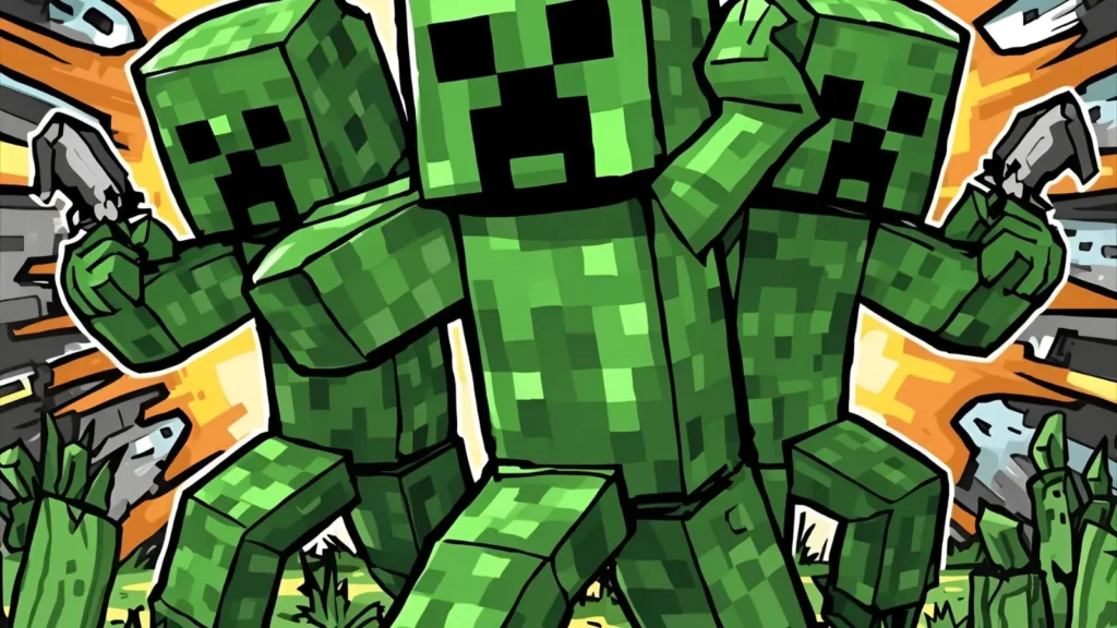 Creeper Coloring Pages 💥