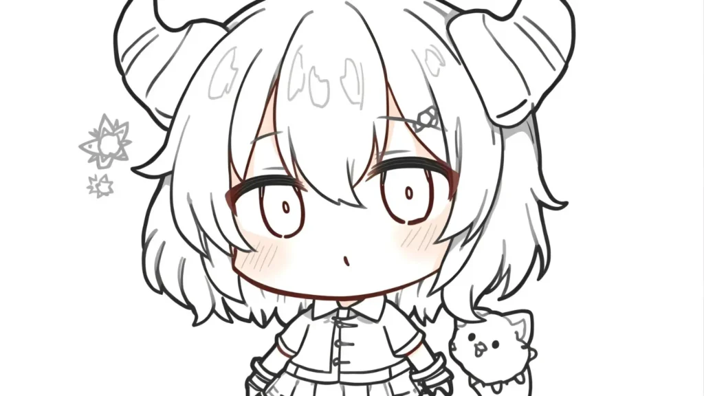 Cute Chibi Dragon Coloring Pages 🥰🐉