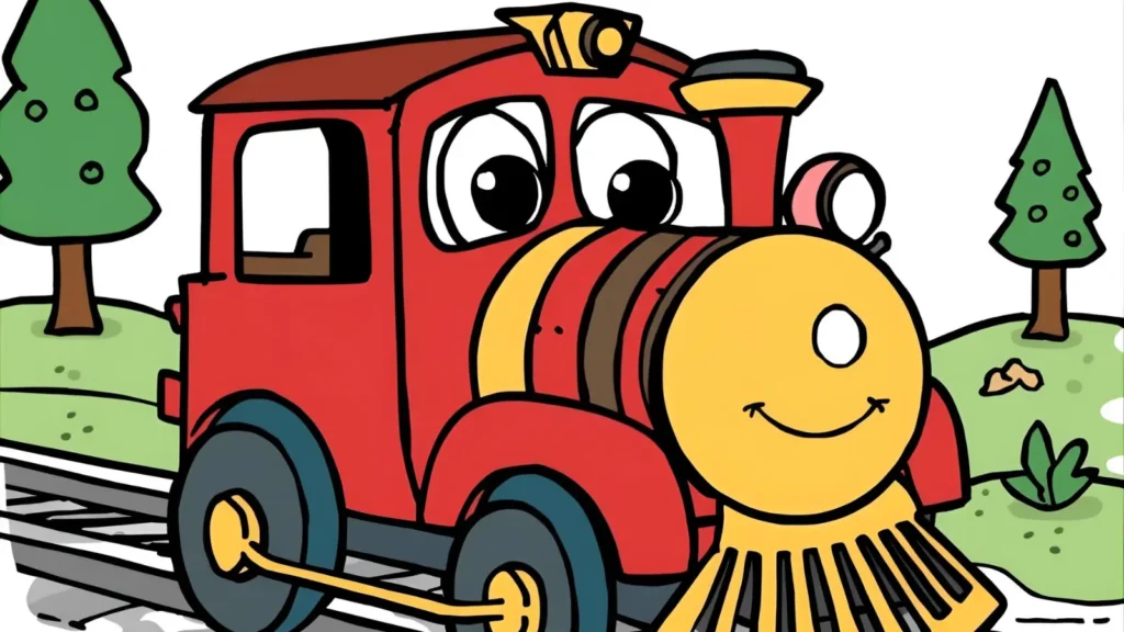 Cute Vehicle Coloring Pages