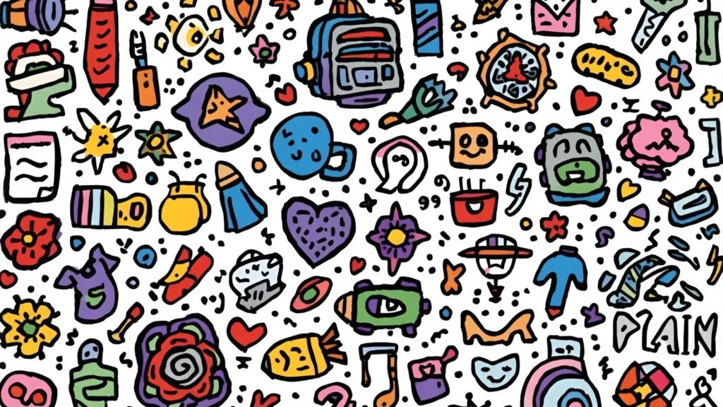 Doodle Pattern Coloring Pages for Teens