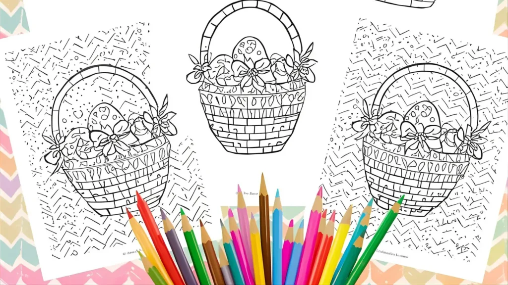 Easter Egg Hunt Pages 🐣🌸