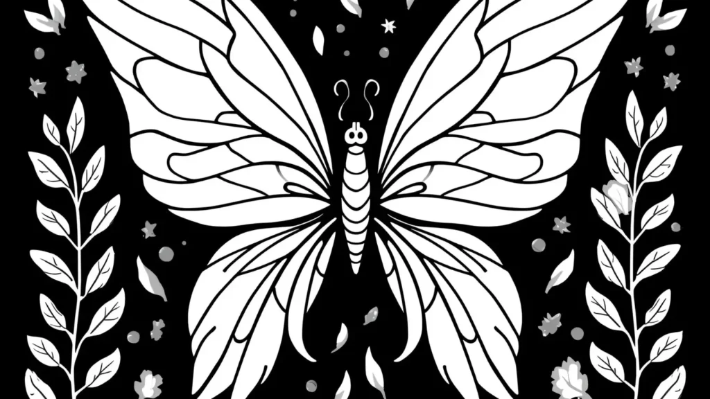 Fall Fairy Coloring Pages