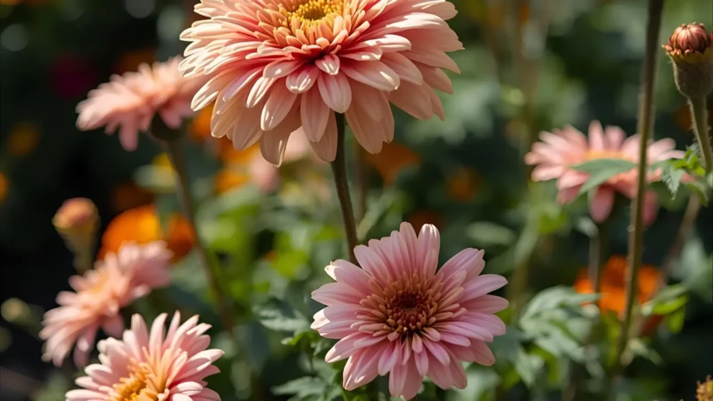 Fall Flower Coloring Pages