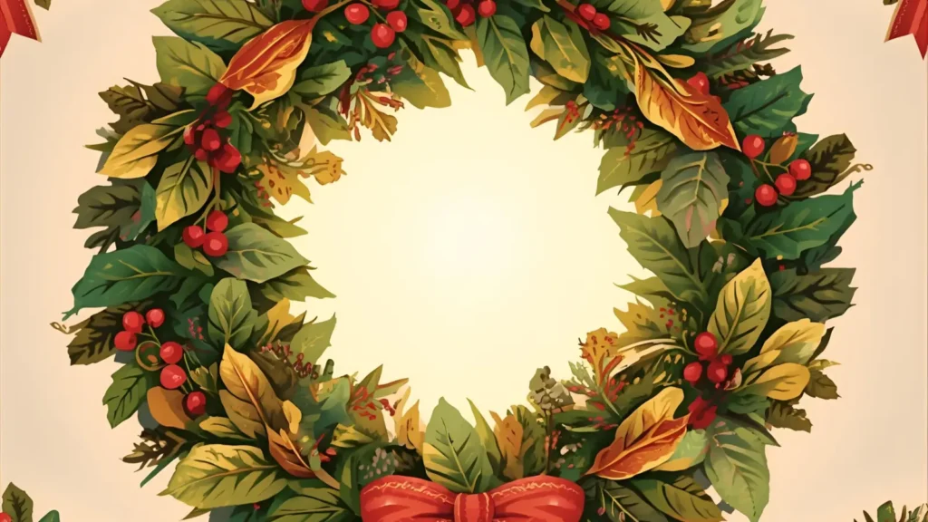 Fall Wreath Coloring Pages