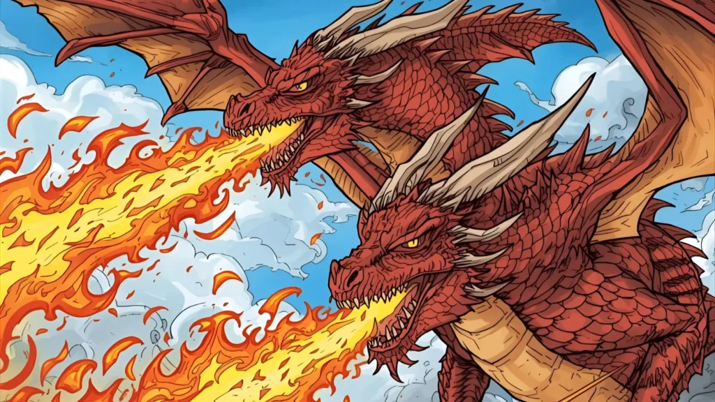 Fire-Breathing Dragon Coloring Pages 🔥🐉