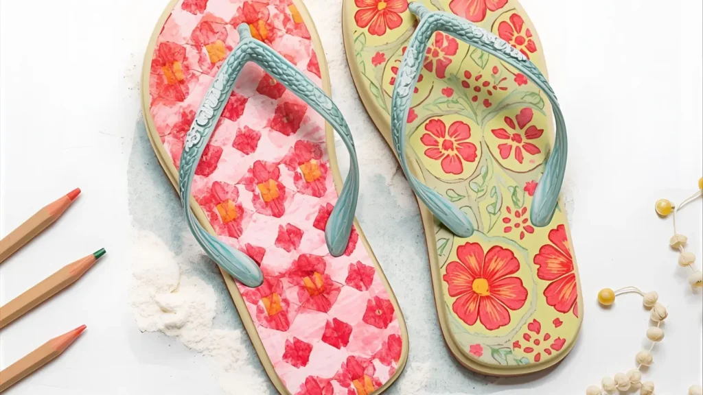 Flip-Flop Summer Coloring Pages 👣