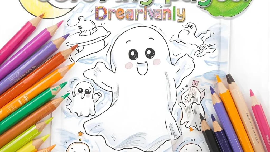 Ghost Coloring Pages 👻