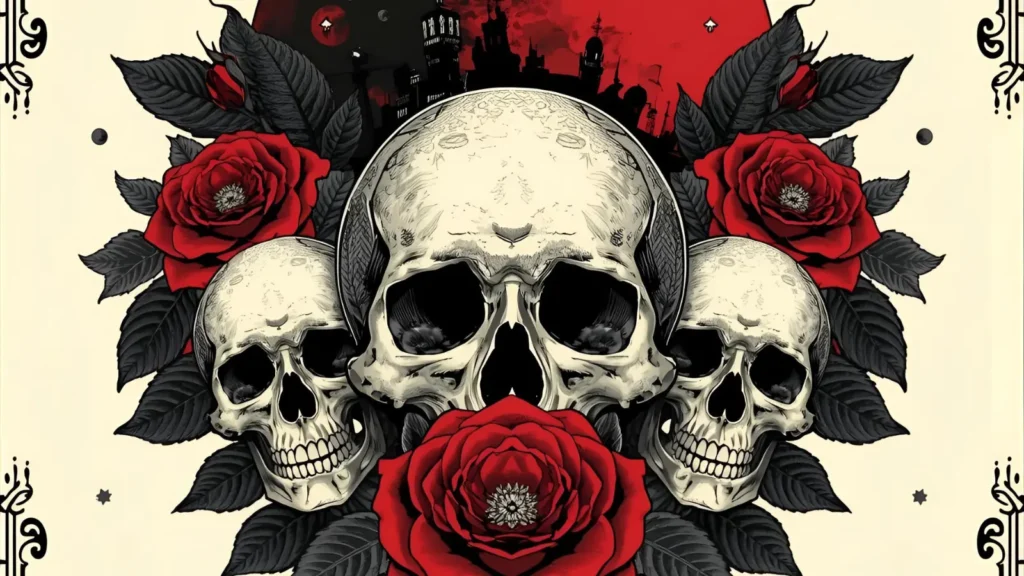 Gothic Aesthetic Coloring Pages for Teens