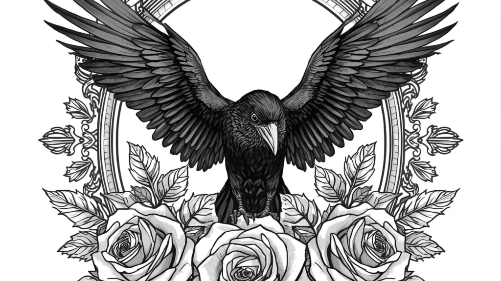 Gothic Art Coloring Pages 🕯️