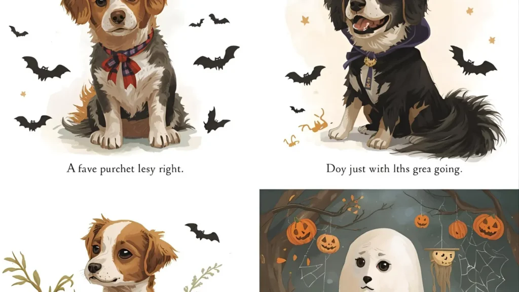 Halloween Dog Coloring Pages