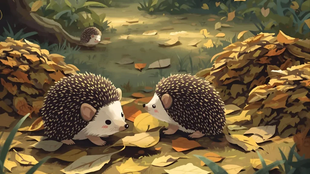 Hedgehog Adventure Coloring Pages