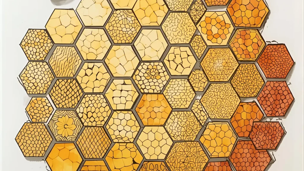 Honeycomb Spring Coloring Pages