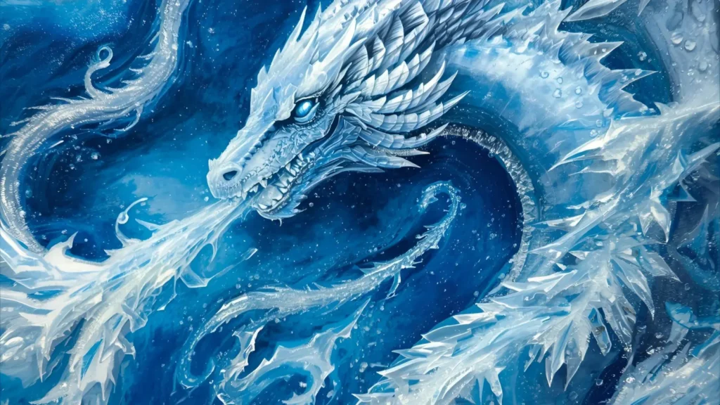 _Ice Dragon Coloring Pages ❄️🐉