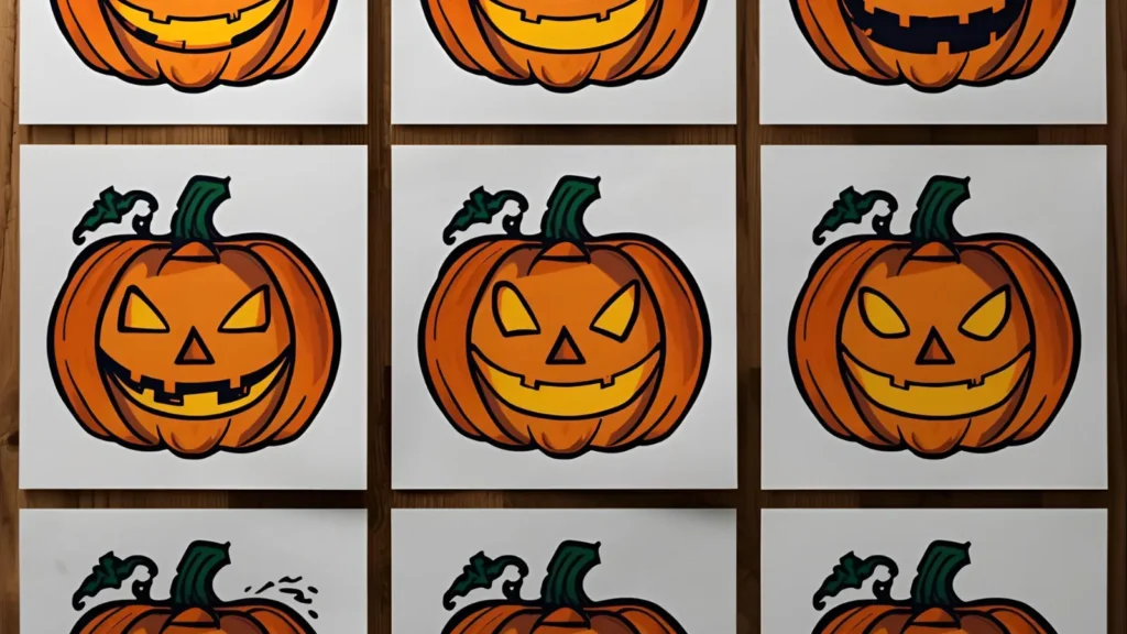 Jack-o’-Lantern Coloring Pages 🕯️
