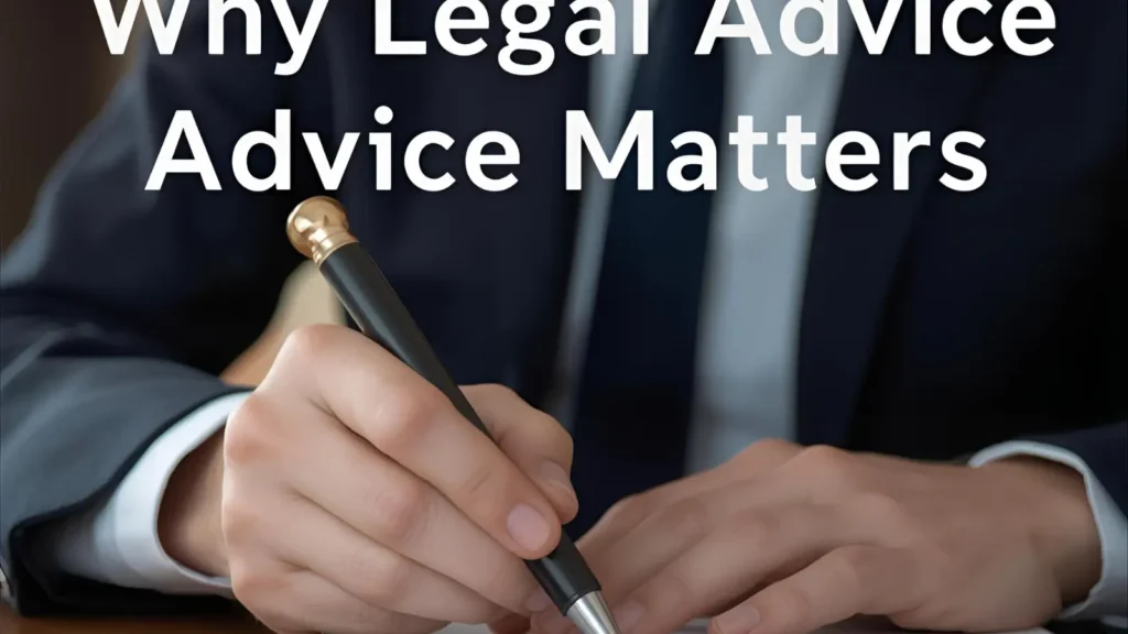 Why Legal Advice Matters