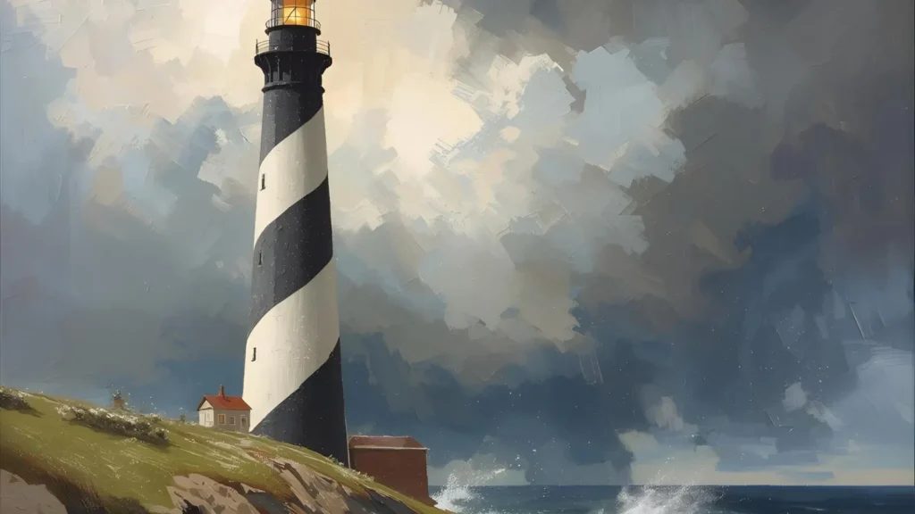 Lighthouse Summer Coloring Pages 💡