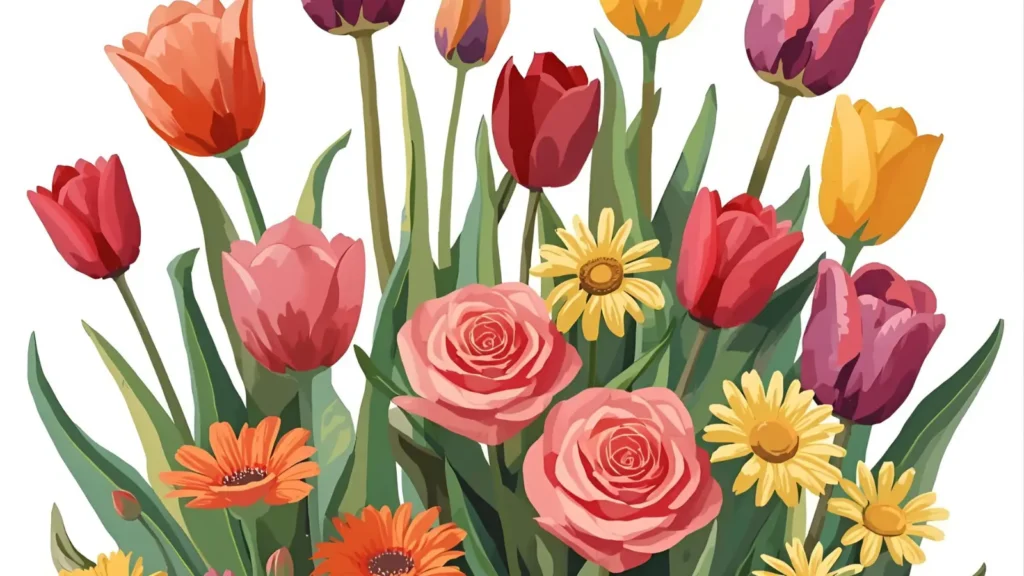 Minecraft Flower Garden Coloring Pages 🌺