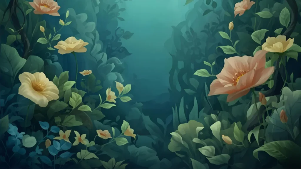 Nature Mermaid Coloring Pages