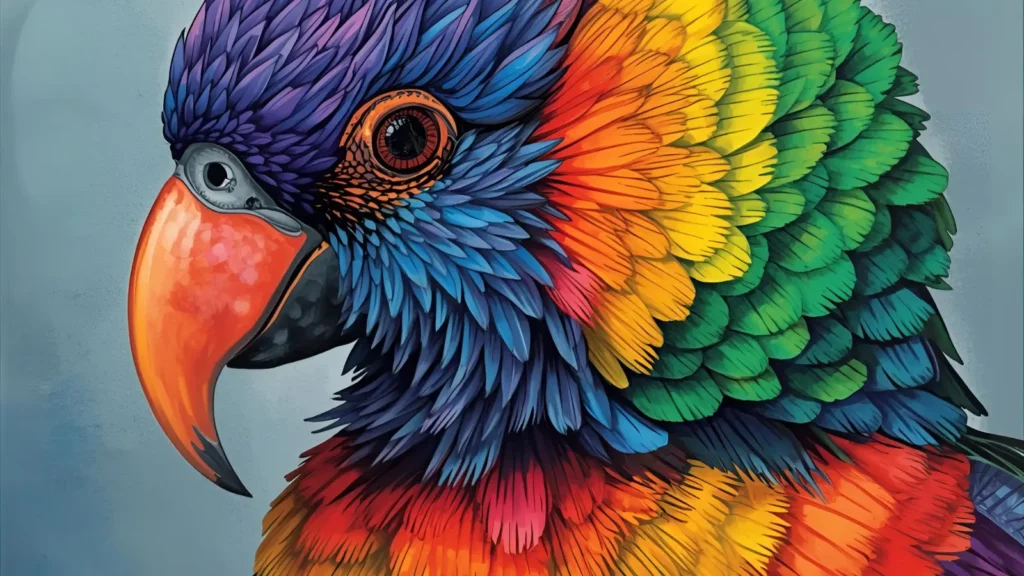 Parrot Summer Coloring Pages 🦜