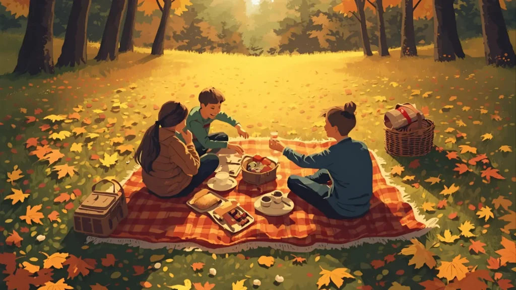 Picnic in the Park Coloring Pages