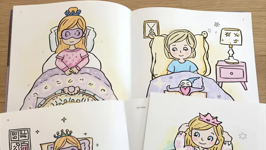 Princess Pajama Party Coloring Pages 🛌💞