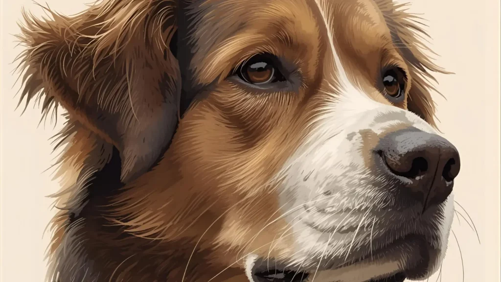 Realistic Dog Coloring Pages