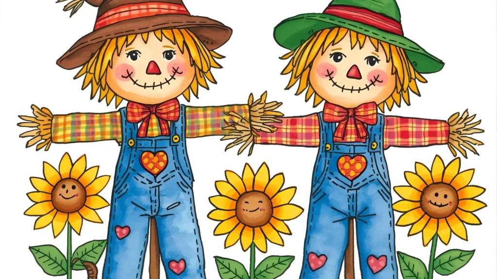 Scarecrow Coloring Pages
