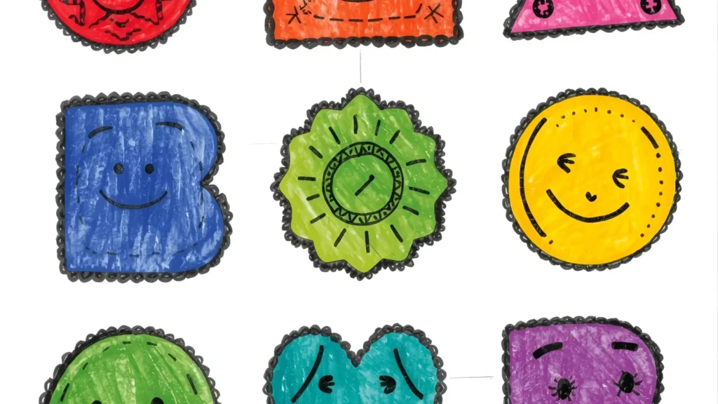 Simple Preschool Coloring Pages