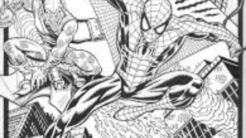 Spiderman vs. Green Goblin Coloring Pages