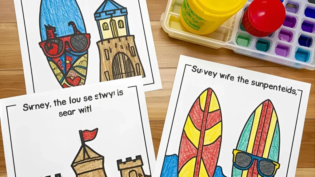 Summer Beach Paw Patrol Pages 🏖🌞