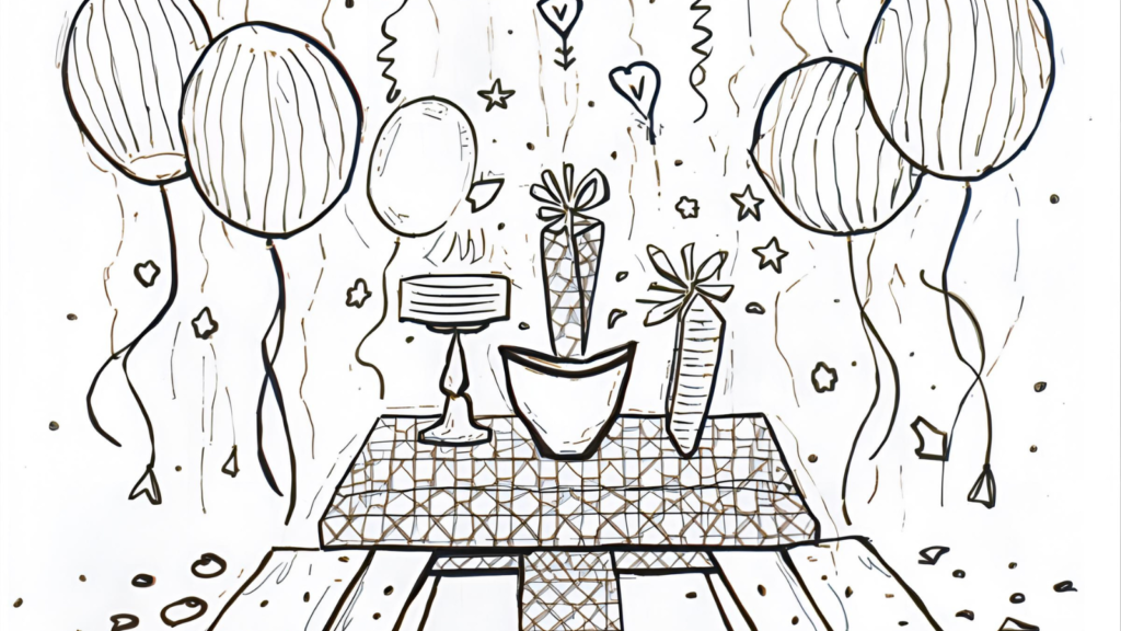 Summer Party Coloring Pages 🎉