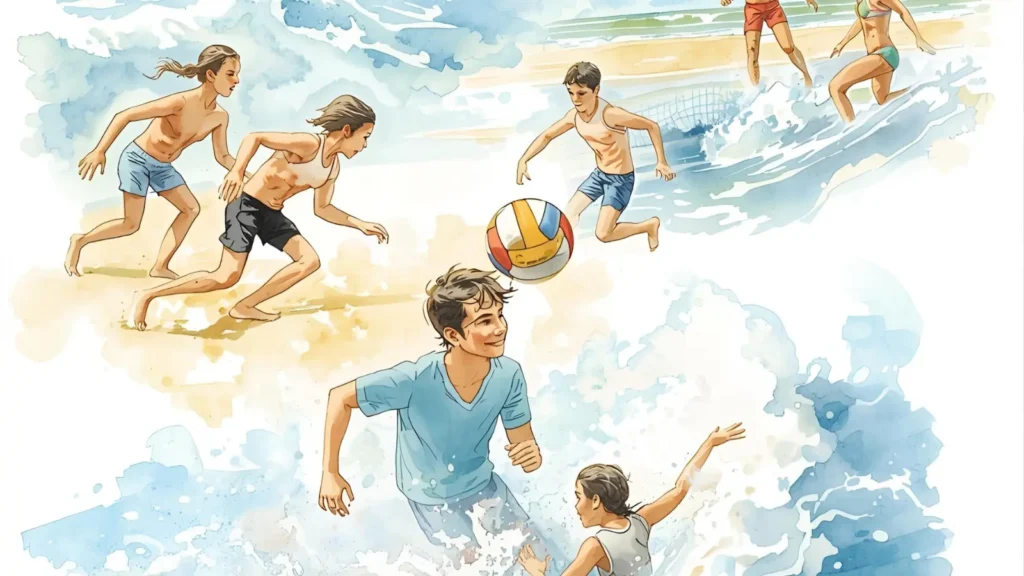 Summer Sports Coloring Pages ⚽