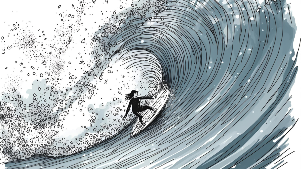 Surfing Adventure Summer Coloring Pages 🏄