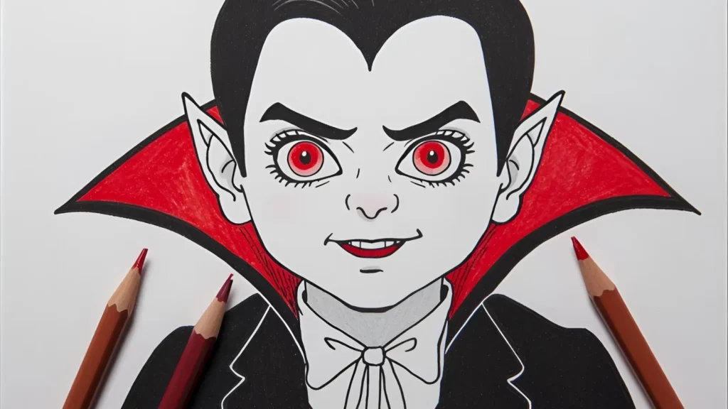 Vampire Coloring Pages 🩸