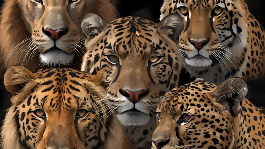 Wild Big Cat Coloring Pages