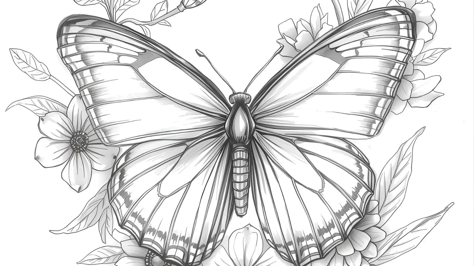 butterfly coloring pages