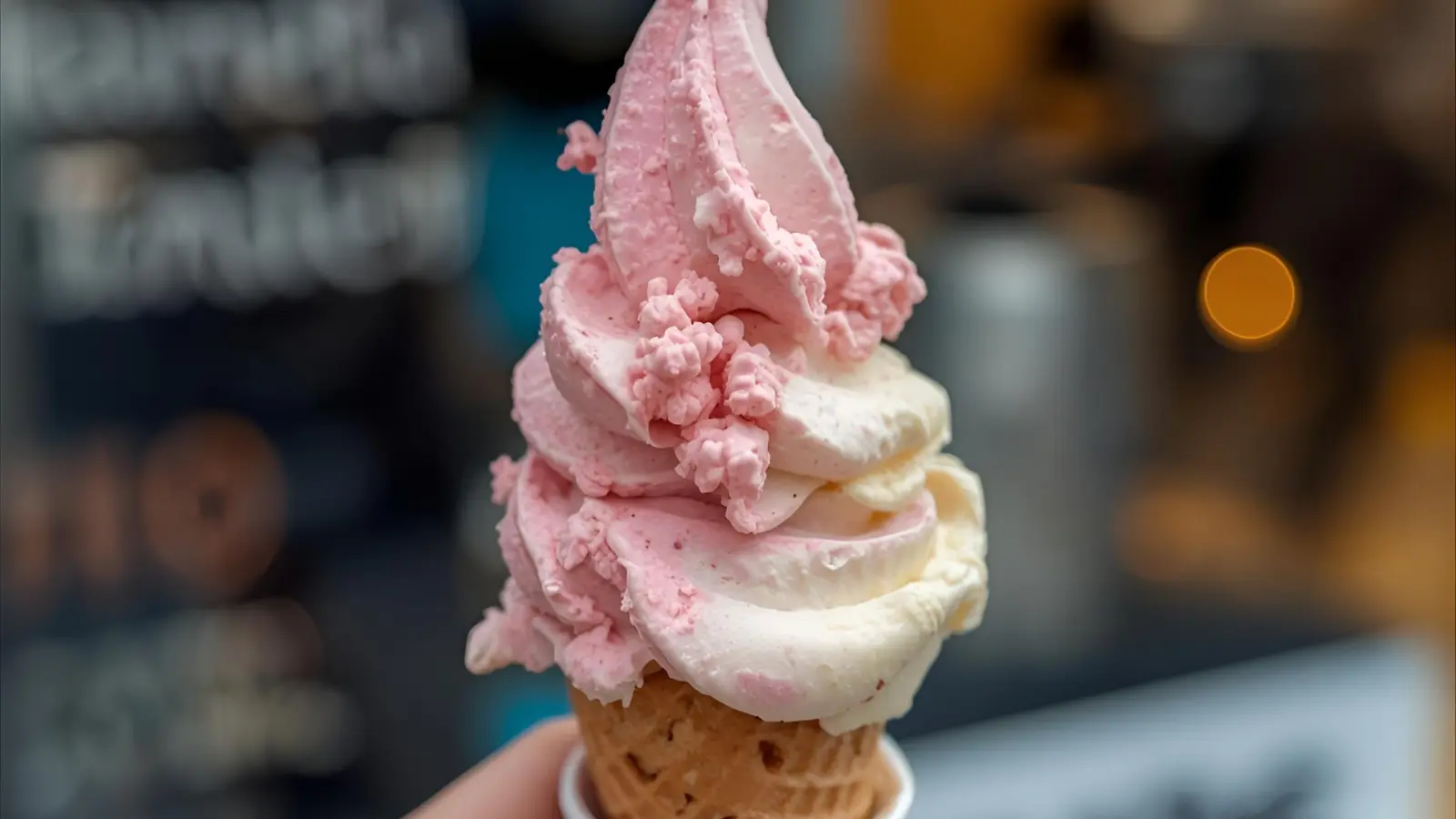 Caption on Ice Cream