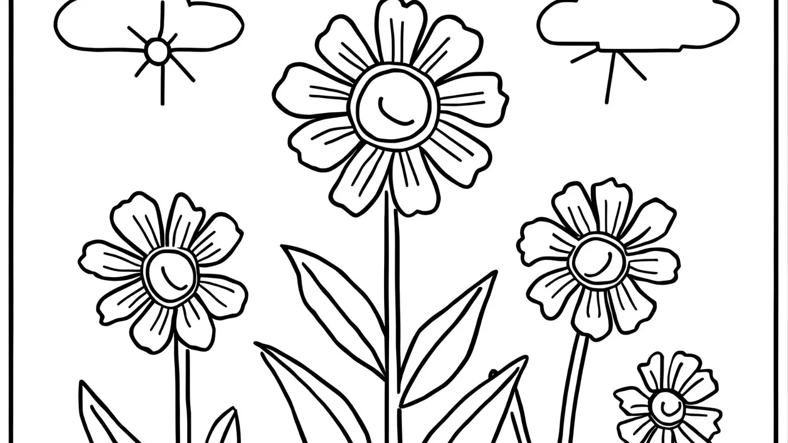 spring coloring pages