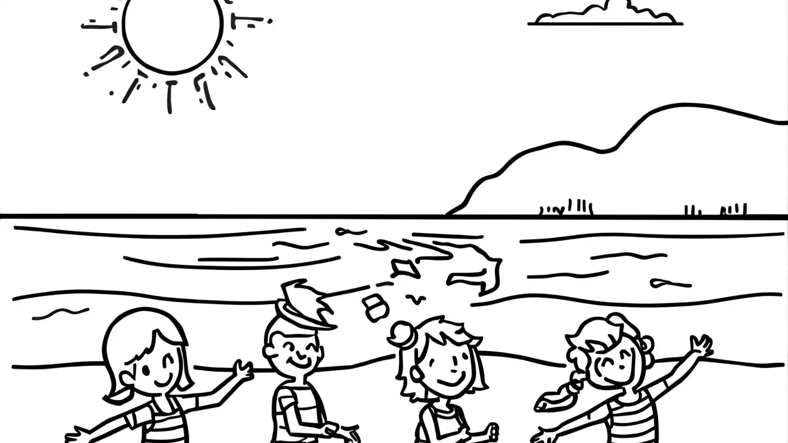 summer coloring pages