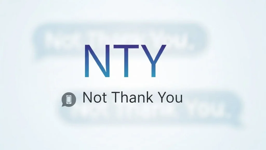 NTY Meaning in Text